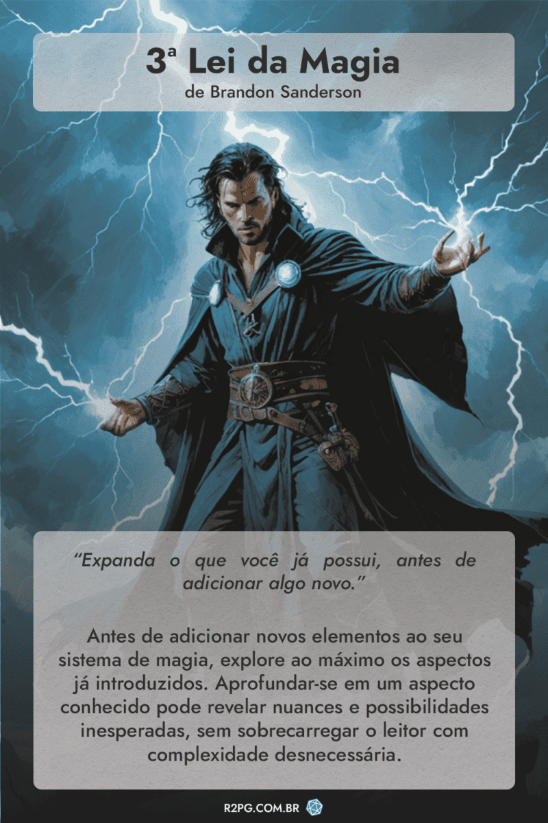 2 lei da magia de Brandon Sanderson - R2PG.com.br