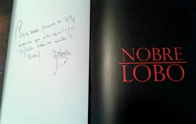 Livro autografado