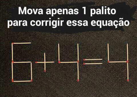 Resposta da charada e desafio de interpretação de texto: Eu estava